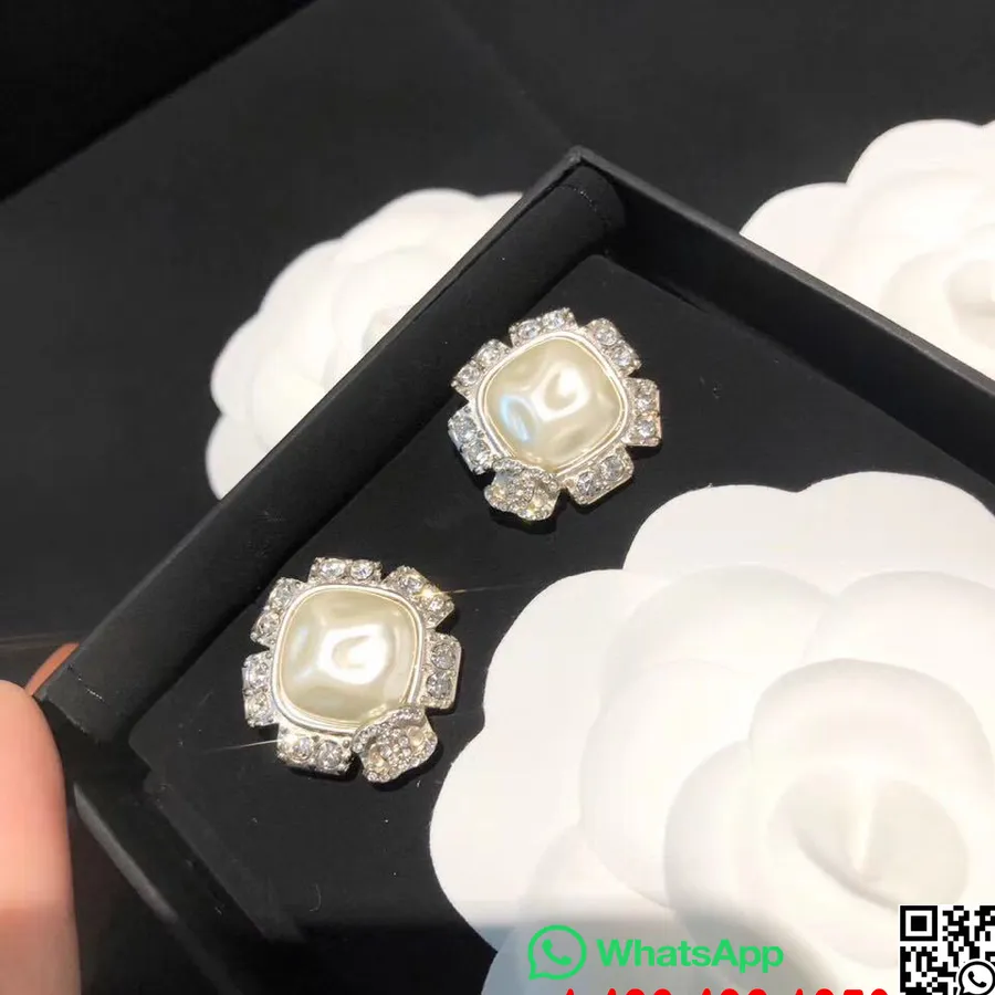 Chanel Oorbellen Verfraaid Met Parels 99375 Collectie Lente/zomer 2020, Zilver