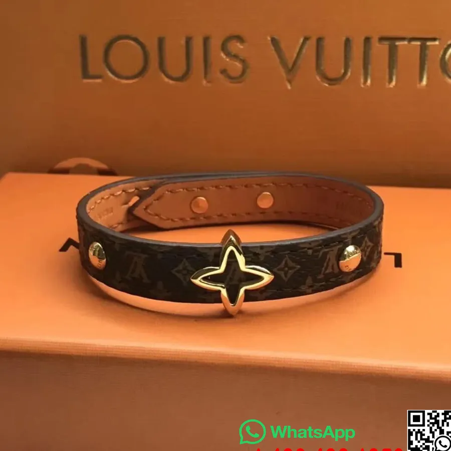 Louis Vuitton Monogram Lærredsarmbånd Forår/sommer 2020 Kollektion, Brun