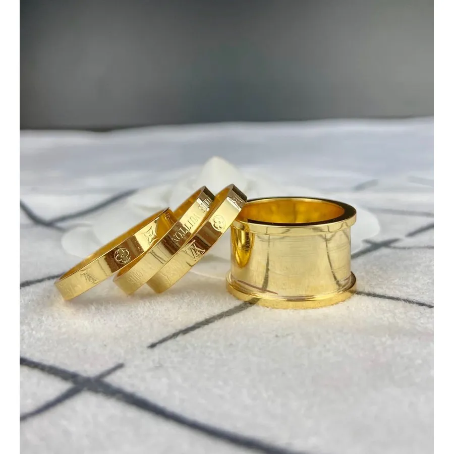 Louis Vuitton Stablet Ring Forår/sommer 2020 Kollektion, Gult Guld