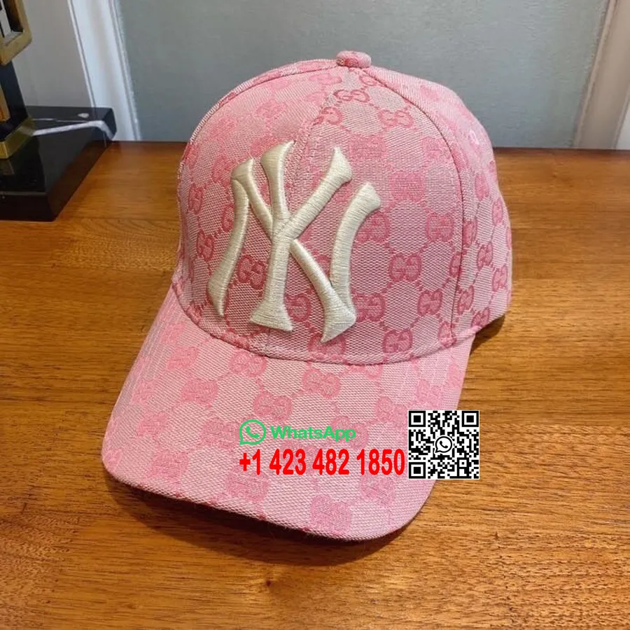 Gucci Ny Baseballhatt Vår/sommer 2020-kolleksjon, Rosa