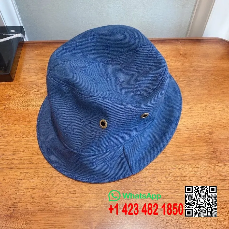 Cappello Da Pescatore Louis Vuitton Monogram Collezione Primavera/estate 2020, Blu