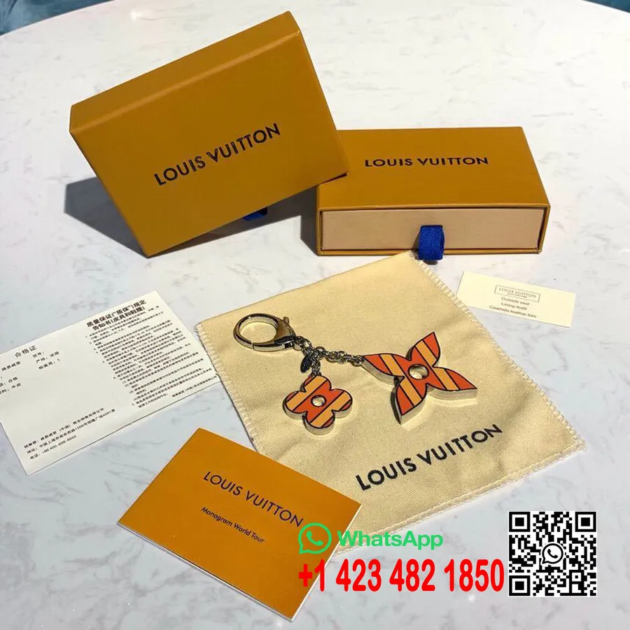 Charm Da Borsa Louis Vuitton E Portachiavi Collezione Primavera/estate 2019, Arancione/giallo