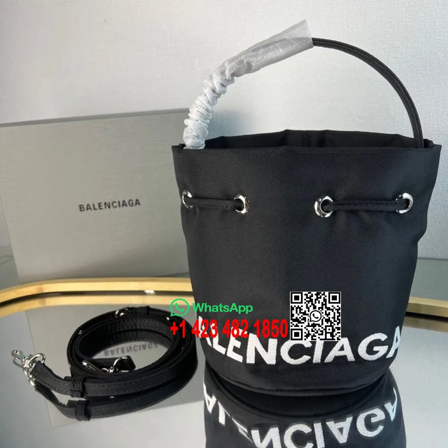 Balenciaga Ratas Xs Nööriga Koppkott 24cm Lõuendist Kevad/suvi 2022 Kollektsioon, Must