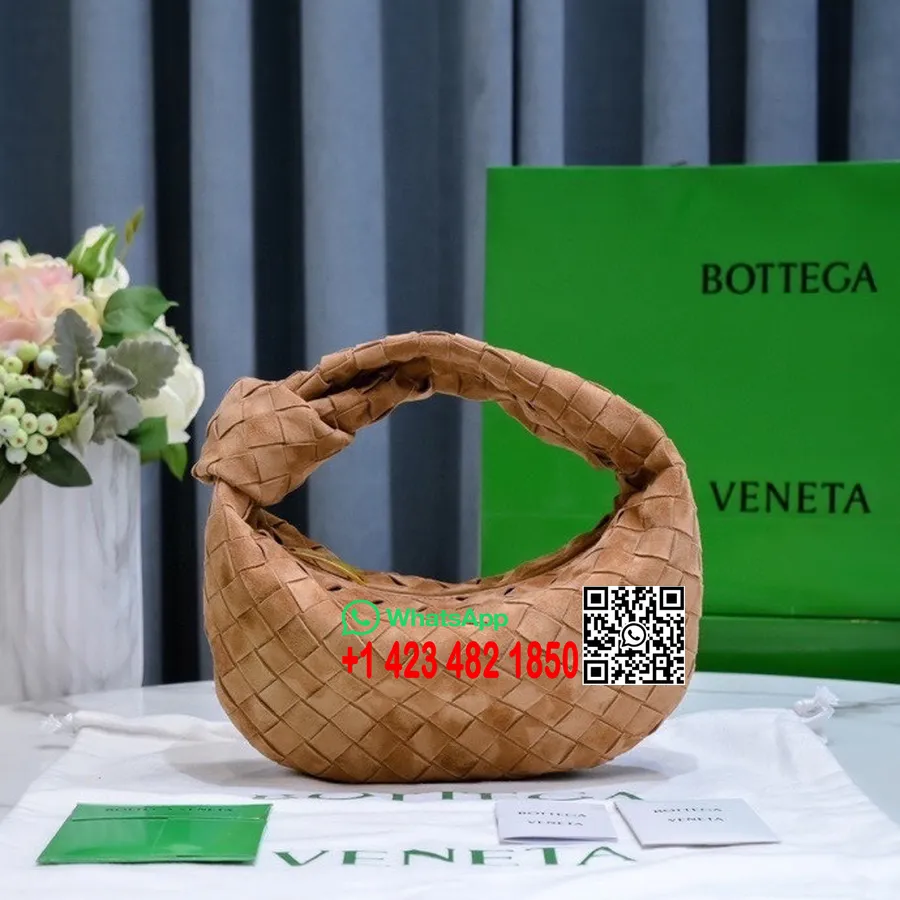 Bottega Veneta Mini Jodie Torba Za čez Ramo 23 Cm 651876 Pol/telečje Usnje Kolekcija Pomlad/poletje 2022, Karamel