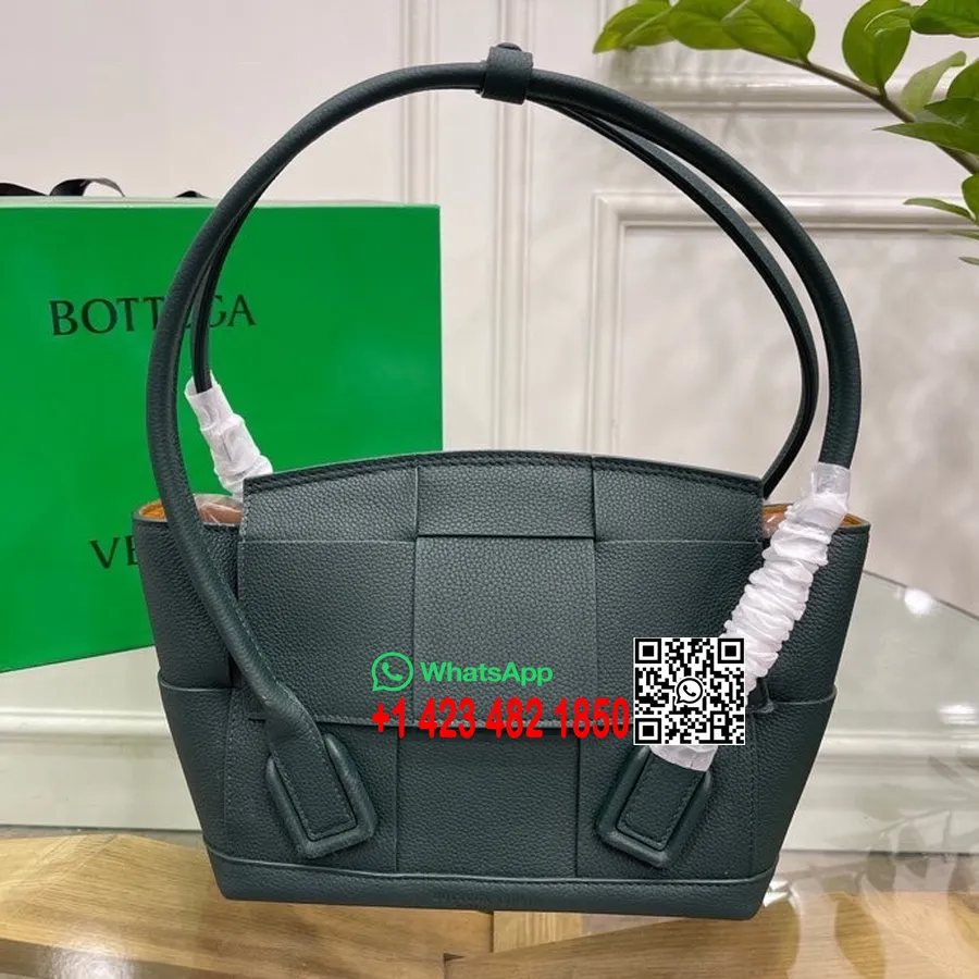 Bottega Veneta Arco Tote Bag 38cm 575943 Getskinn Läder Vår/sommar 2022 Kollektion, Raintree