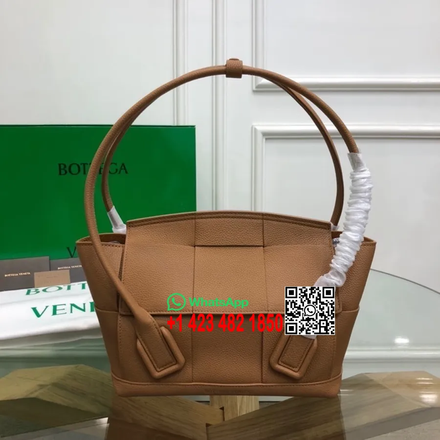 Bottega Veneta Arco Tote Bag 38cm 575943 δέρμα κατσίκας συλλογή άνοιξη/καλοκαίρι 2022, καραμέλα