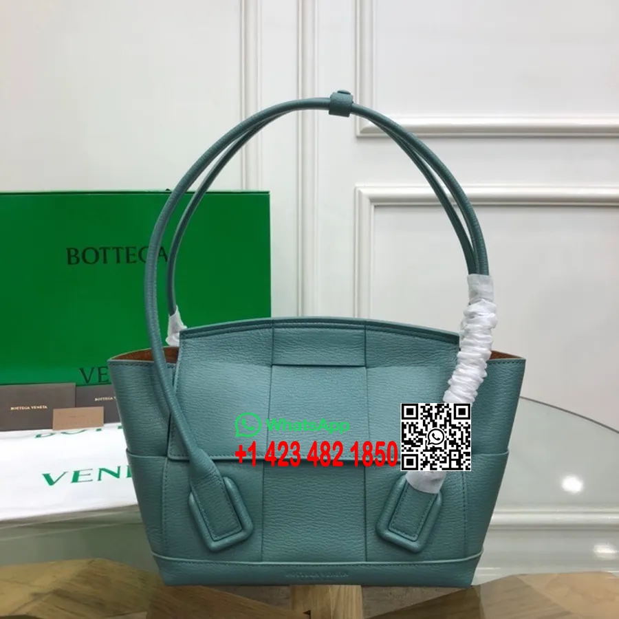 Bottega Veneta Arco Tote Bag 38cm 575943 δερμάτινο δέρμα κατσίκας συλλογή άνοιξη/καλοκαίρι 2022, Racing Green