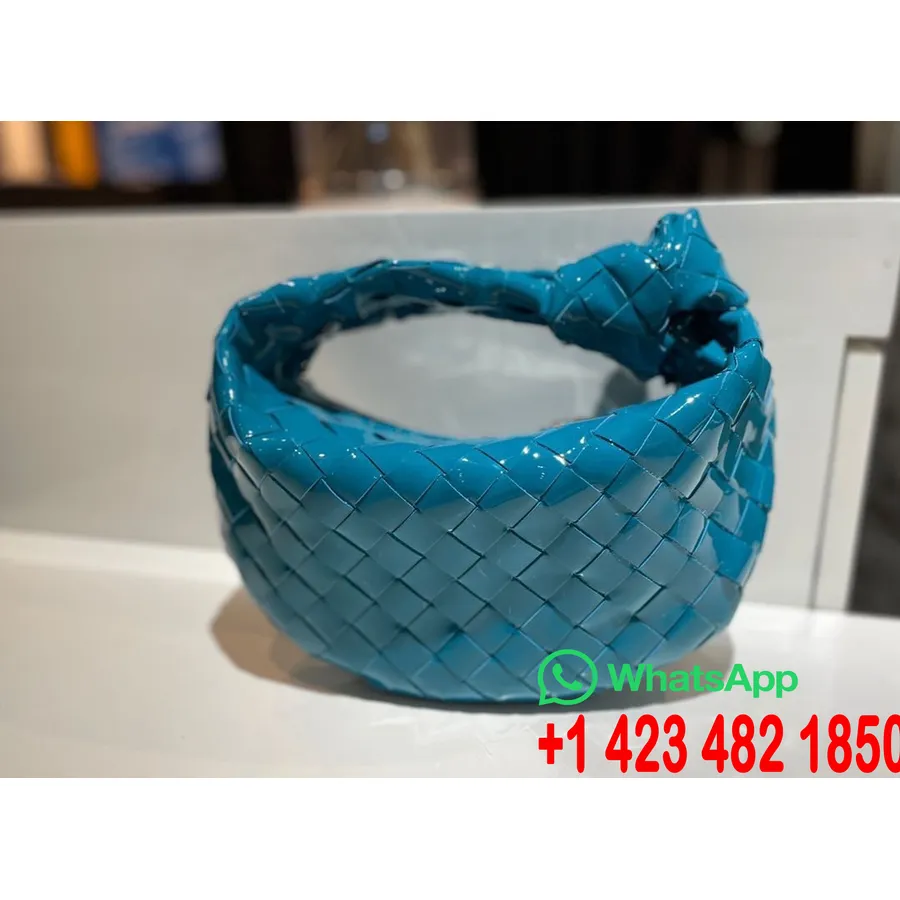 Bottega Veneta Mini Jodie τσάντα ώμου 23cm 651876 λουστρίνι μοσχαριού συλλογή άνοιξη/καλοκαίρι 2022, Blaster