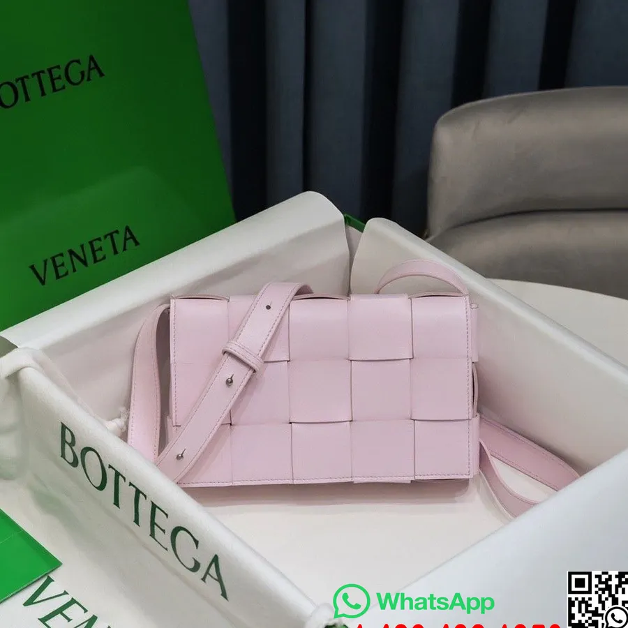 Bottega Veneta Mini Cassettetas 24cm 578004 Lamsleer Collectie Lente/zomer 2022, Bliss Washed