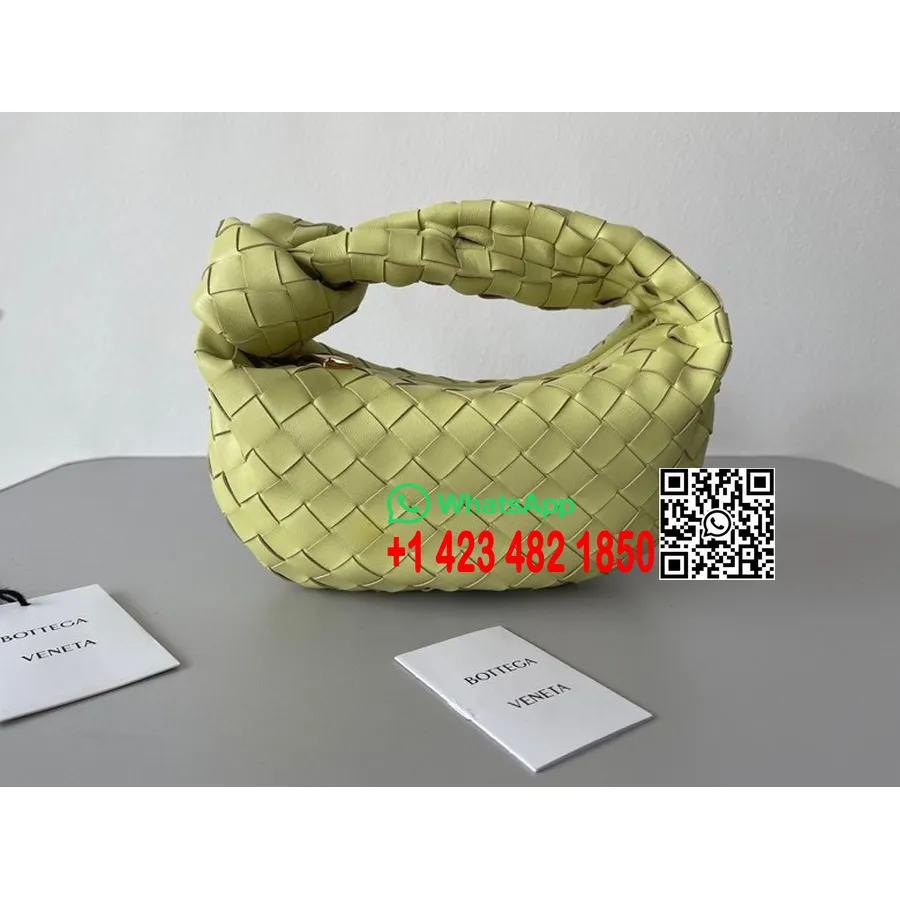 Bottega Veneta Mini Jodie Schoudertas 23cm 651876 Kalfsleer Collectie Lente/zomer 2022, Latern