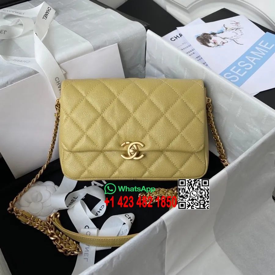 Borsa Zaino Chanel Melody Con Patta 21 Cm As3103 Pelle Di Vitello Martellata Hardware Dorato Collezione Primavera/estate 2022, B