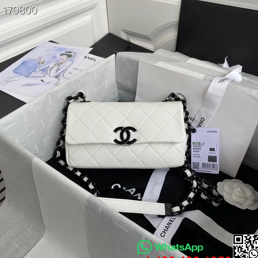 Chanel My Everything Lakkozott Logós Füles Táska 20cm Kaviár Szemcsés Borjúbőr Lakk Hardver Körutazás 2021 Szezonális Kollekció