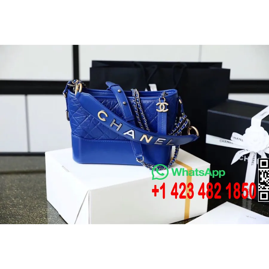 Tas Chanel Gabrielle Hobo 24cm As0865 Perangkat Keras Dua Warna Kulit Anak Sapi Tua Koleksi Musim Semi/musim Panas Babak 1 2020,