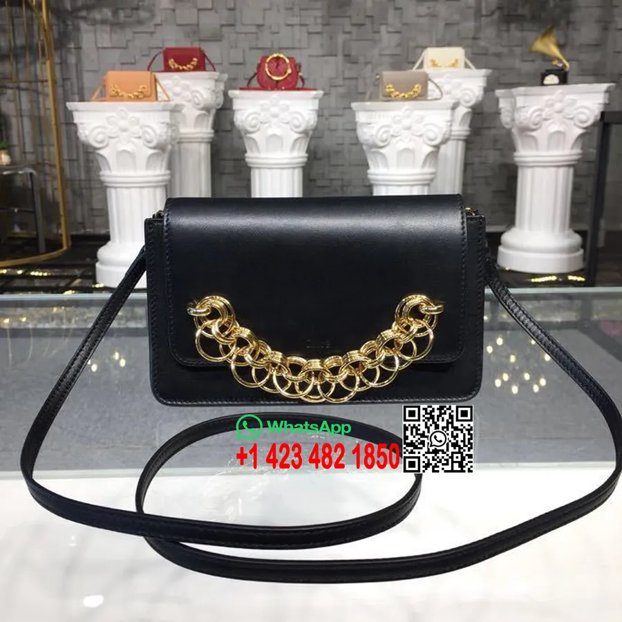 Chloe Drew Bijou Clutch 20cm Kott Kullast Riistvara Sile Vasikanahk Kevad/suvi 2018 Kollektsioon Must