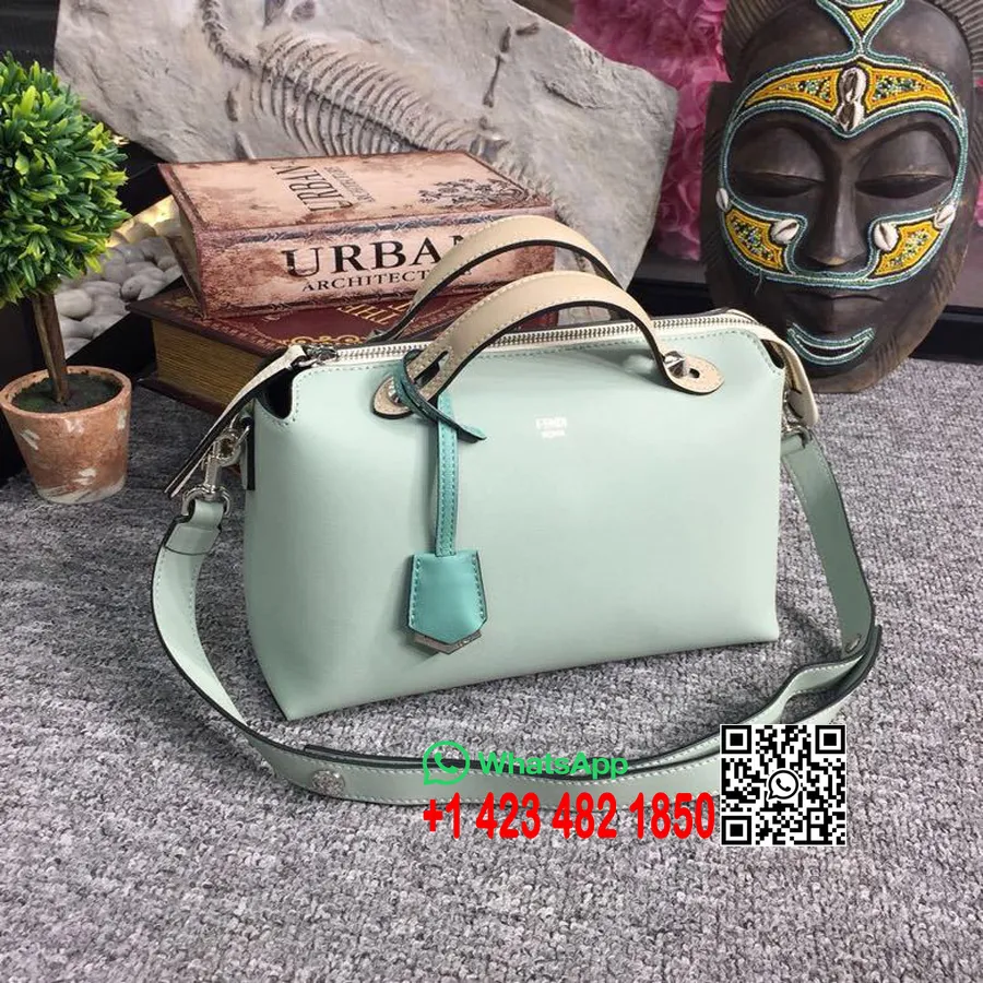 Fendi By The Way Bolso Normal 28cm Colección Primavera/verano 2019, Menta/rosa Claro/verde Mar