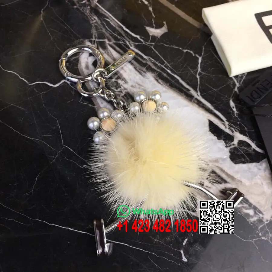 Fendi Chick Bag Charm συλλογή άνοιξη/καλοκαίρι 2018 ανοιχτό κίτρινο