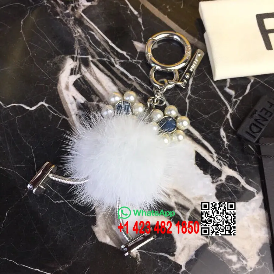 Fendi Chick Bag Charm Spring/Summer 2018 Collection White