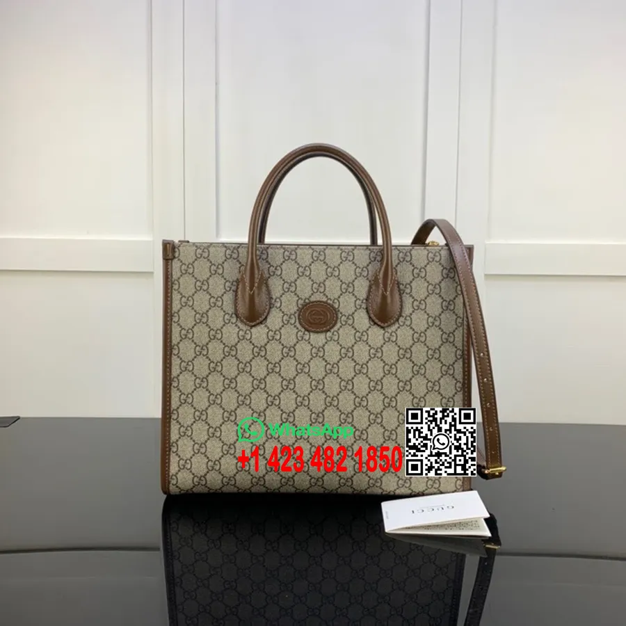 Sac Cabas Gucci 31cm 659983 Cuir De Veau Collection Printemps/été 2022, Marron