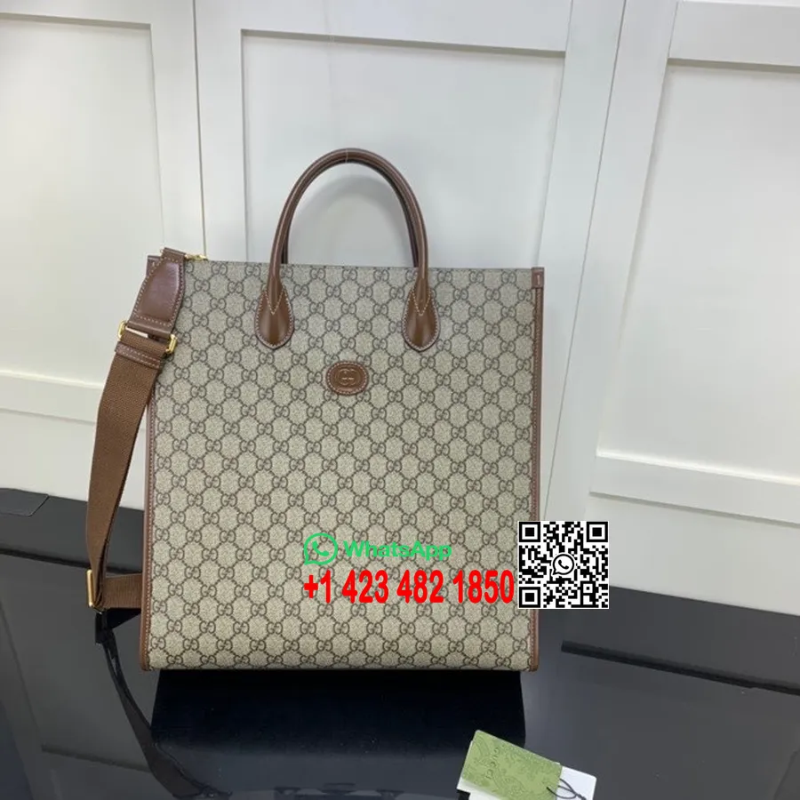 Gucci Közepes Táska Reteszelhető G Táskával 40cm 674155 Borjúbőr 2022 Tavaszi/nyári Kollekció, Barna