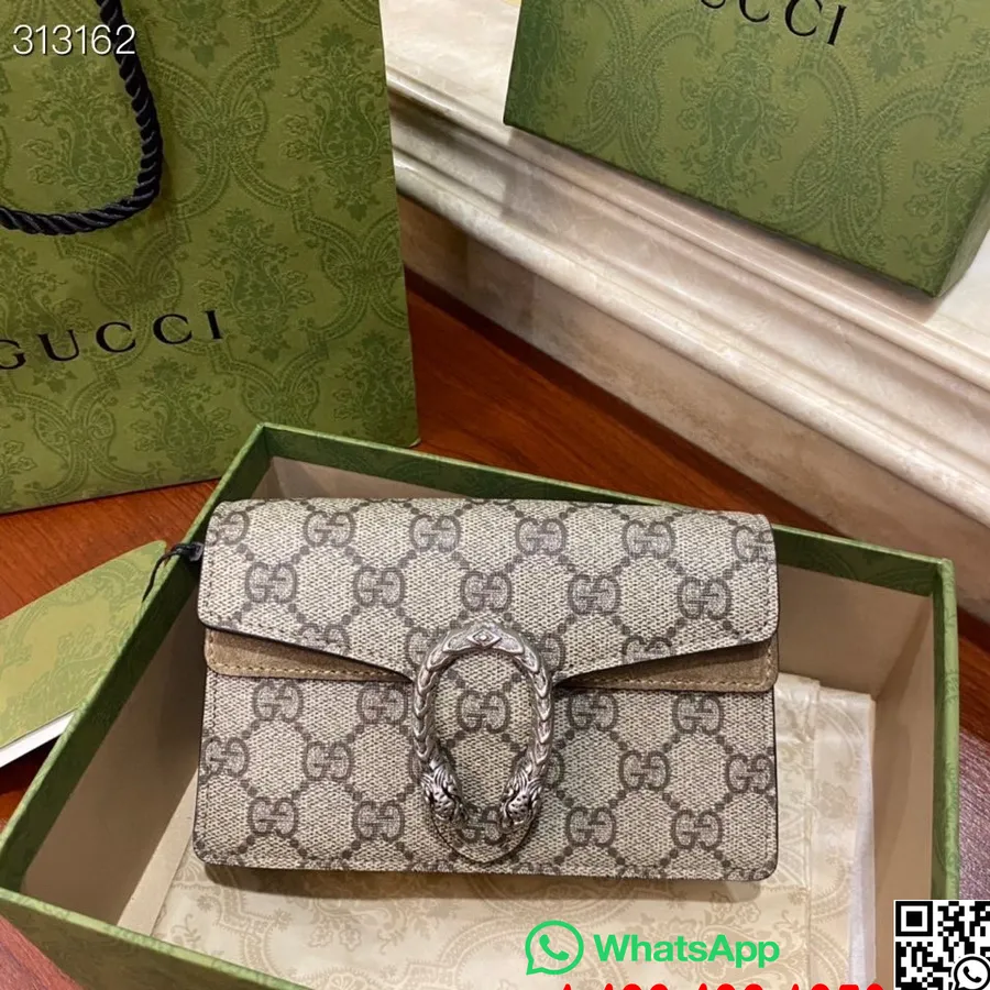 Gucci Dionysus Umhängetasche 16 Cm 421970 Kalbsleder Frühjahr/sommer 2022 Kollektion, Beige