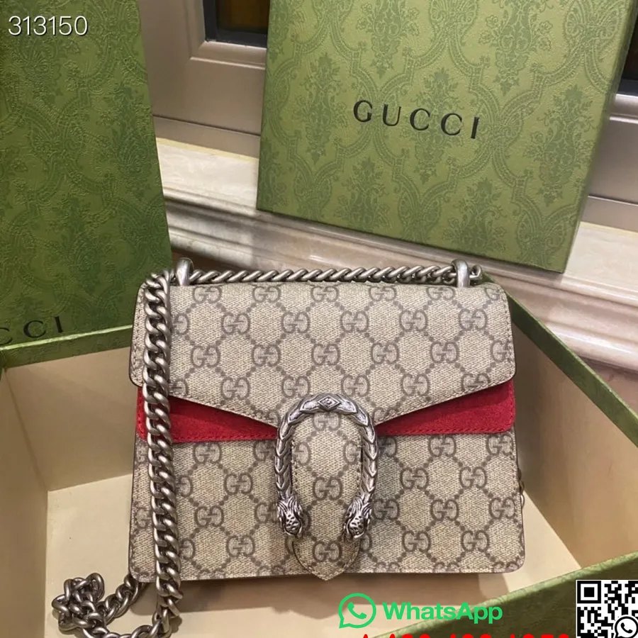 Gucci Dionysus Umhängetasche 20 Cm 421970 Kalbsleder Frühjahr/sommer 2022 Kollektion, Rot