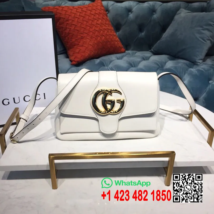 Сумка через плечо Gucci Arli 26см 550129 из телячьей кожи, коллекция Cruise 2019, белая