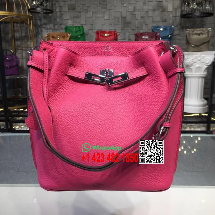 Hermes So Kelly Soma 26cm Togo Teļa ādas Soma Palladium Hardware Handtiched, Rose Tyrien