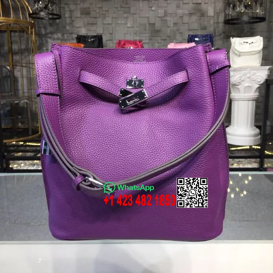 Hermes So Kelly Taske 26 Cm Togo Kalveskindstaske Palladium Hardware Håndsyet, Anemone