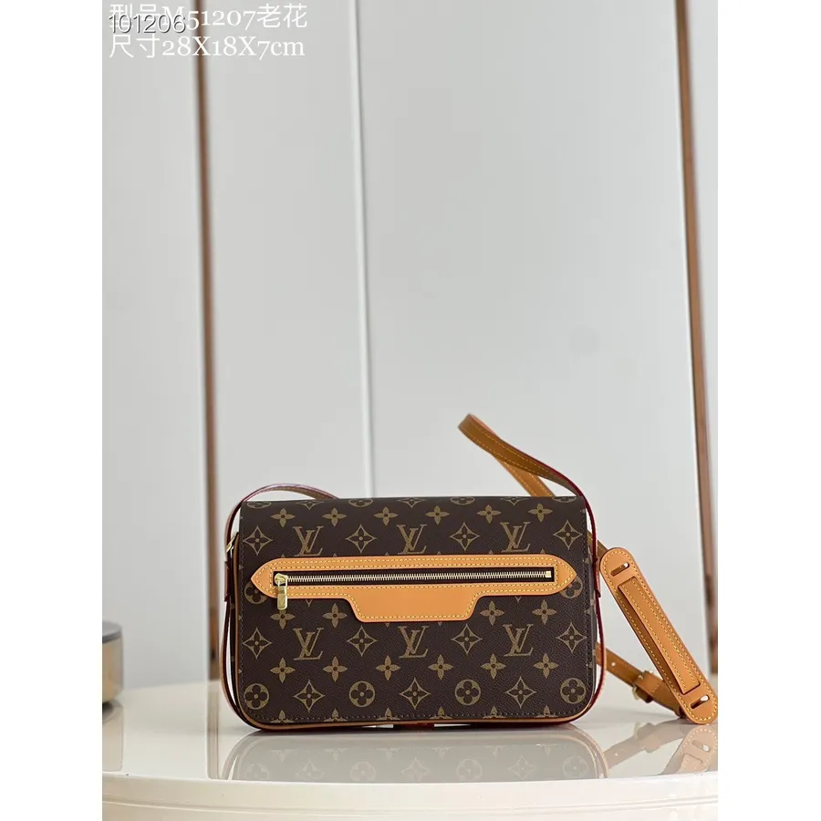 Louis Vuitton Saint Germain чанта 28 см монограм канава колекция есен/зима 2022 M51207, кафява