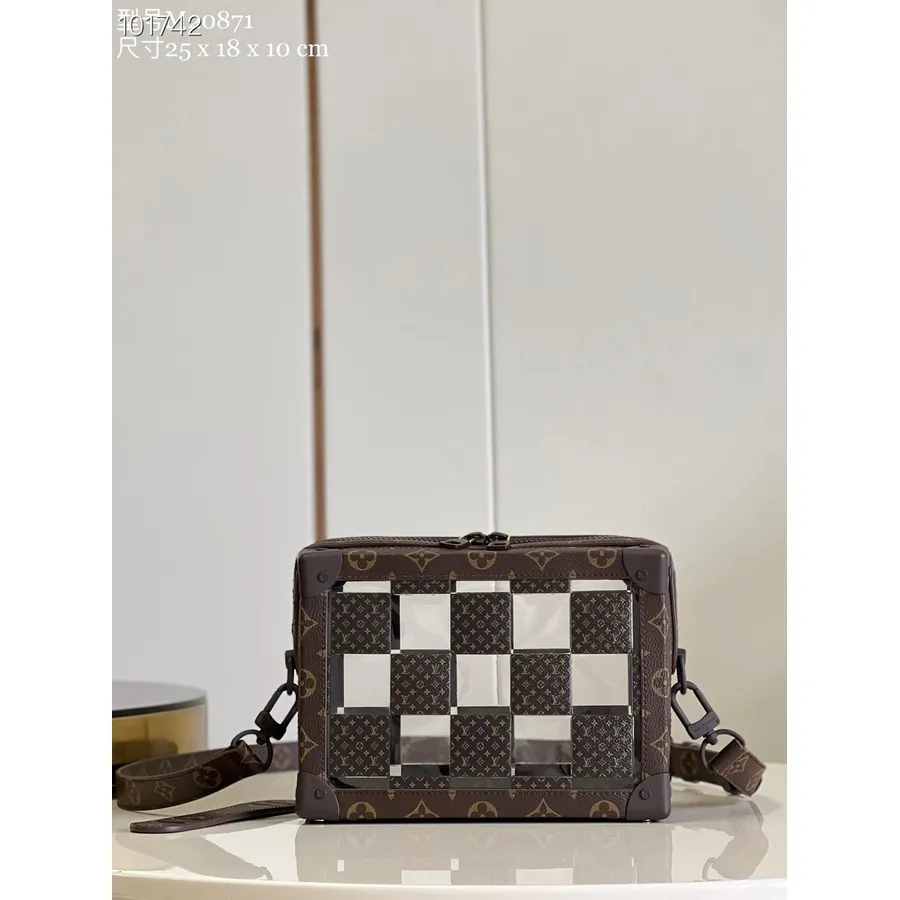 Louis Vuitton Side Truck 25 Cm Toile Enduite Monogramme D'échecs Et Bordure En Toile Enduite Pvc Collection Automne/hiver 2022 M