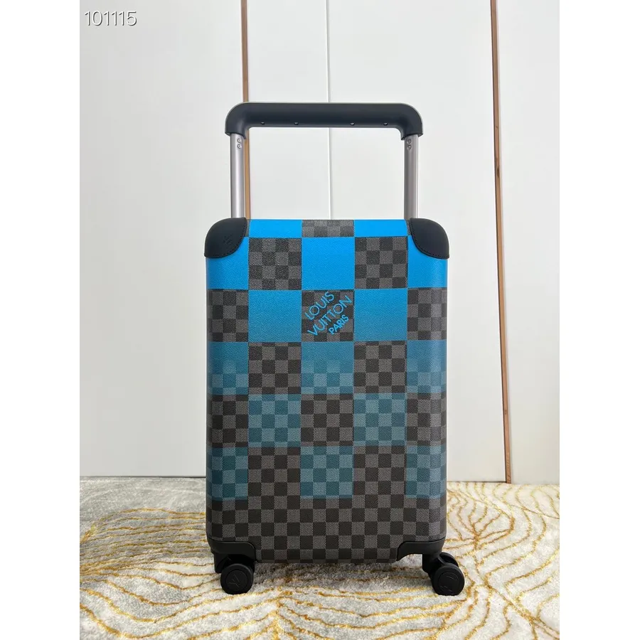 Louis Vuitton Horizon 55 Gepäcktrolley Damier Graphit Canvas Herbst/Winter 2022 Kollektion N20022, Graphit/Blau