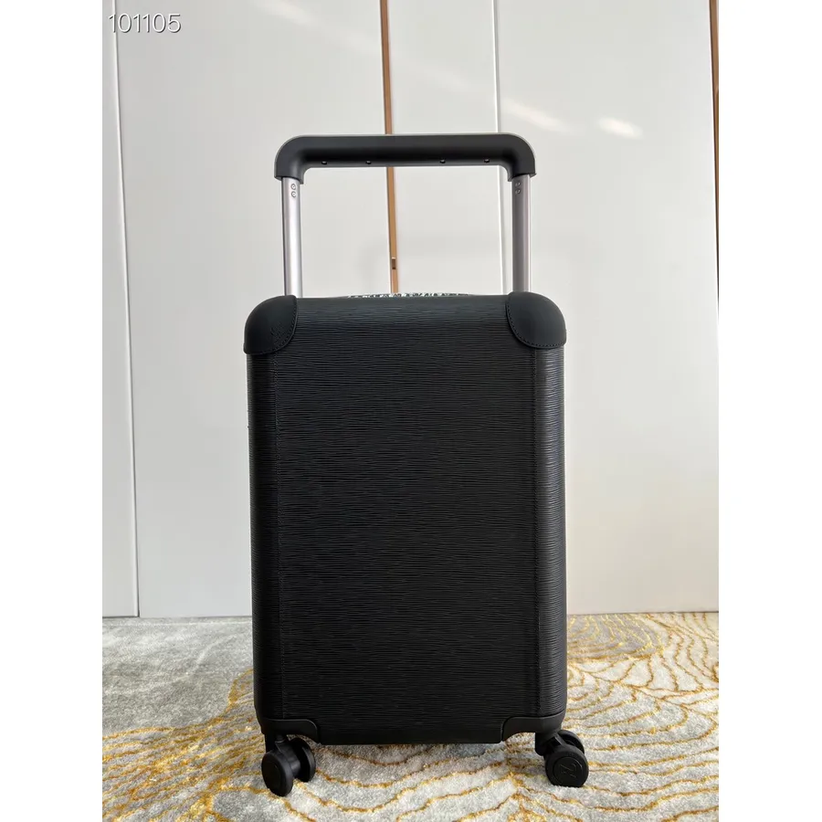 Louis Vuitton Horizon 55 Gepäcktrolley Taiga Leder Canvas Herbst/Winter 2022 Kollektion M23260, Schwarz