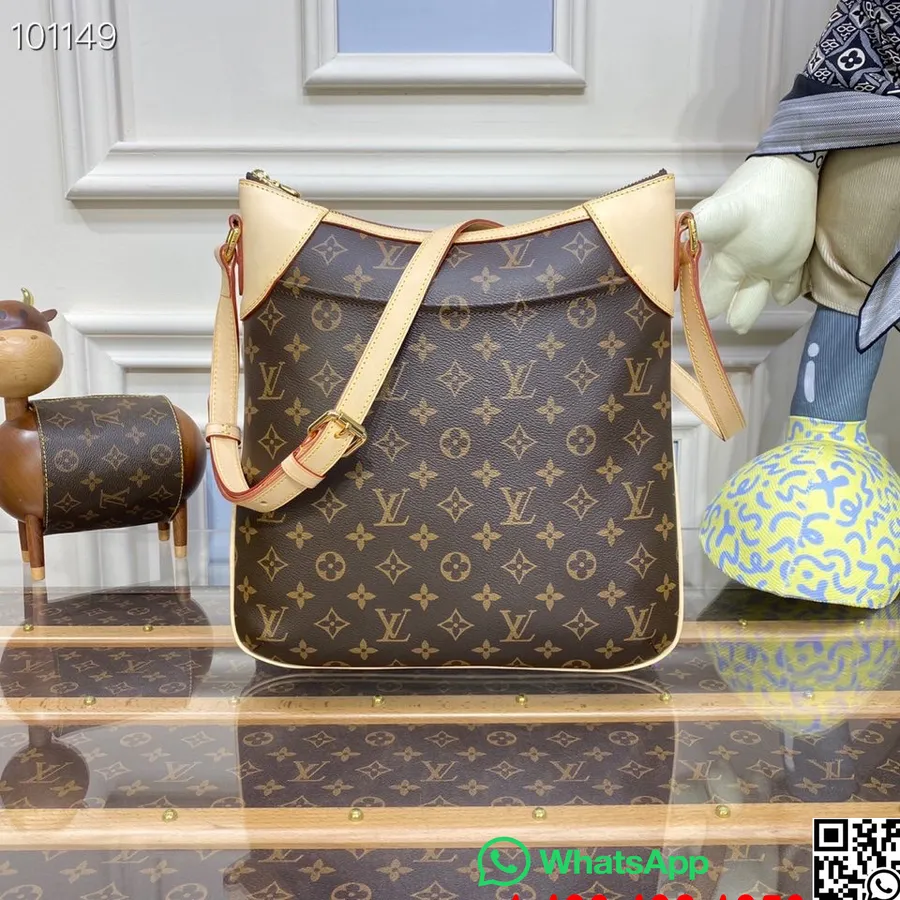 Louis Vuitton Odeon Mm чанта 32 см монограм платнена кожа колекция есен/зима 2022 M56389, кафява