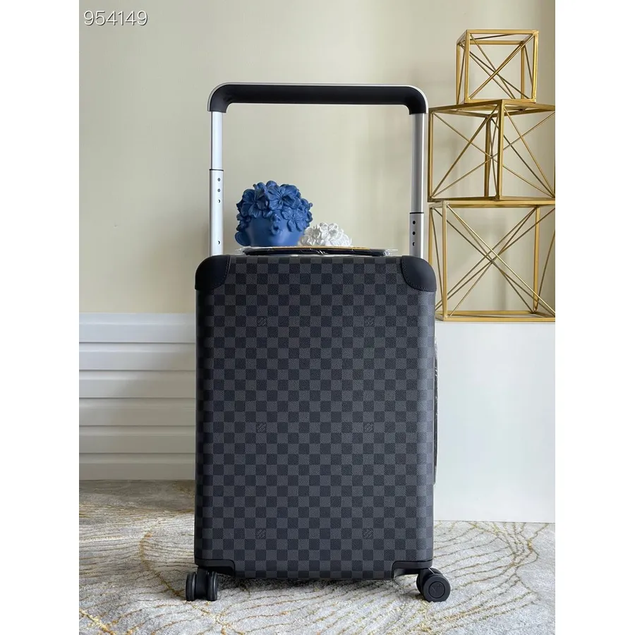 Louis Vuitton Horizon 55 Gepäcktrolley Damier Graphite Canvas Herbst/Winter 2022 Kollektion N23209, Schwarz