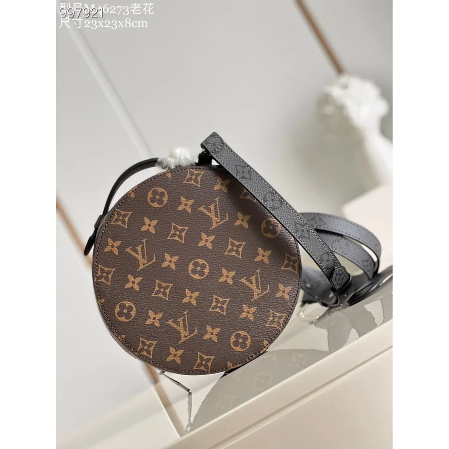 Bolso Louis Vuitton Audio Case 23cm Lona Monograma Cuero Colección Otoño/invierno 2022 M46273, Marrón