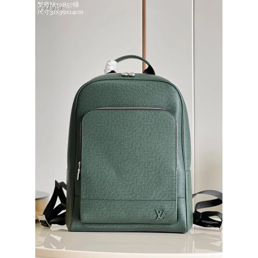 Louis Vuitton Sac à Dos Adrian 40cm Cuir Taiga Collection Automne/hiver 2022 M30857, Vert