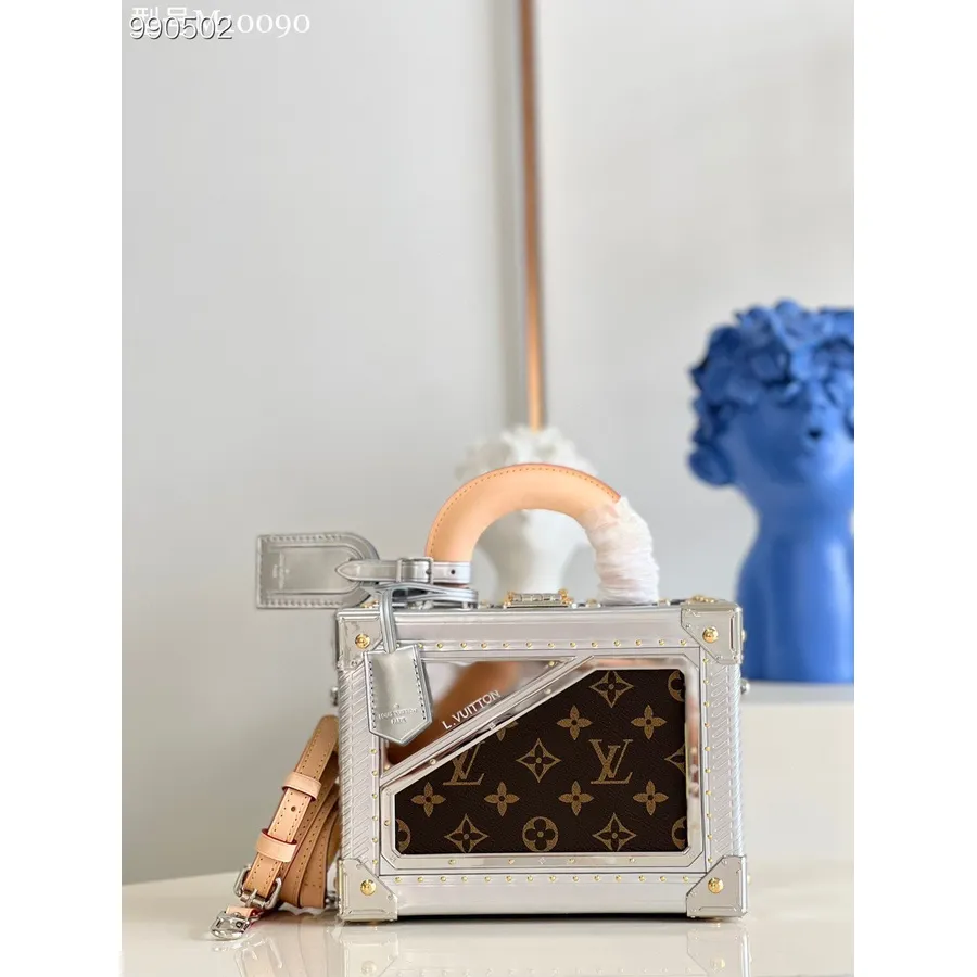 Louis Vuitton Petite несесер чанта 23 см монограм платнена кожа колекция пролет/лято 2022 M10090, кафяв