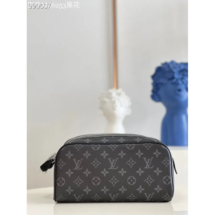 Louis Vuitton Dopp Komplekta Soma 28cm Monogramma Grafīta Audekls āda Pavasara/vasaras 2022 Kolekcija M46253, Melna