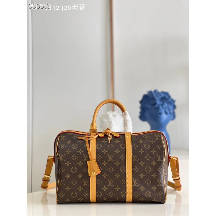 Louis Vuitton Keepall 35cm Monograma Lona Cuero Colección Primavera/verano 2022 M42426, Marrón