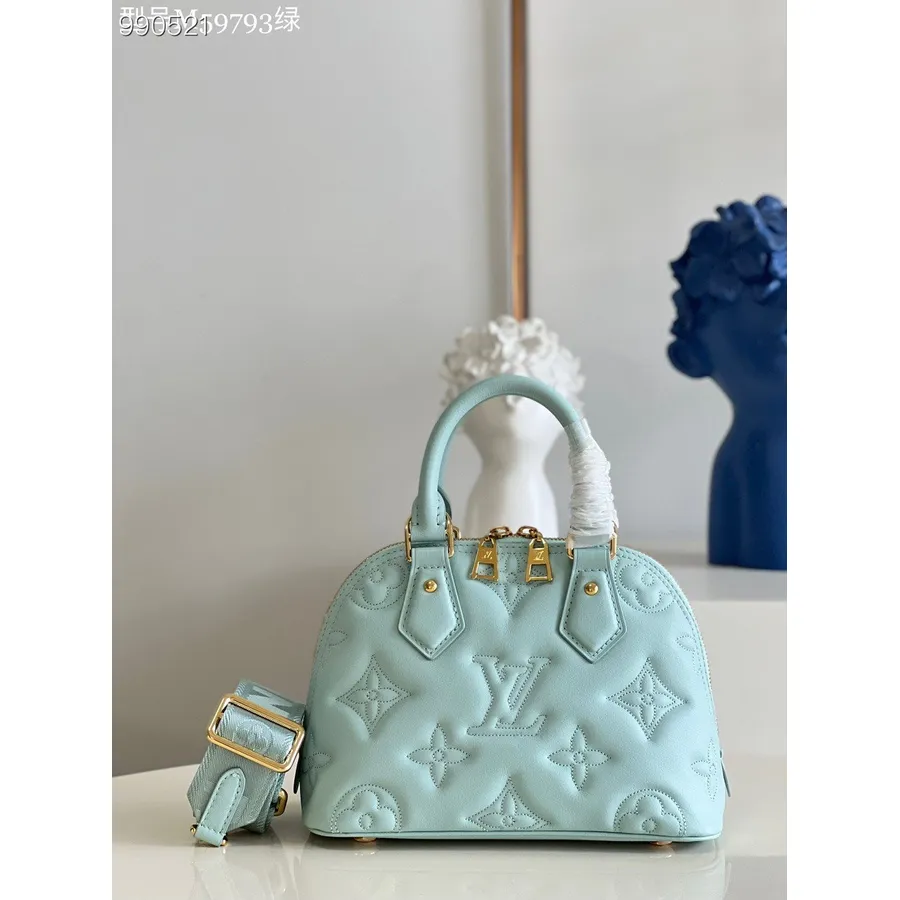 Tas Louis Vuitton Alma Bb 24cm Kulit Anak Sapi Berlapis Bordir Kulit Anak Sapi Halus Koleksi Musim Semi/musim Panas 2022 M59822,