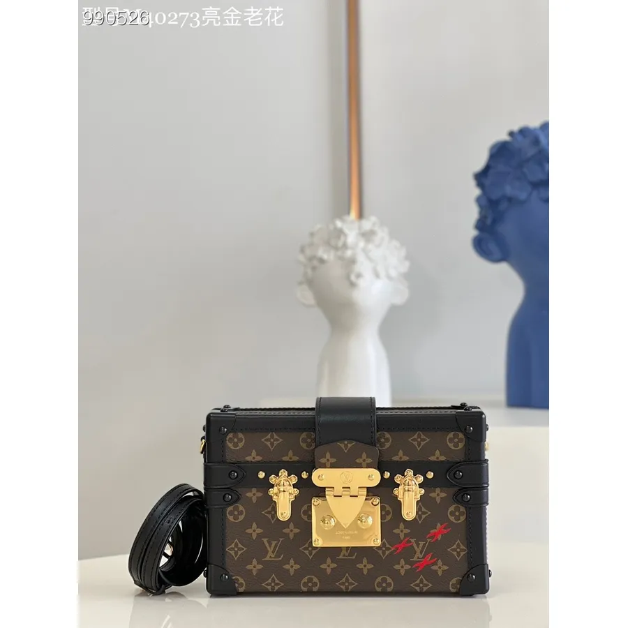 Louis Vuitton Petite Bag 20 Cm Glänzendes Goldware-monogramm-leder Frühjahr/sommer 2022 Kollektion M40199, Braun