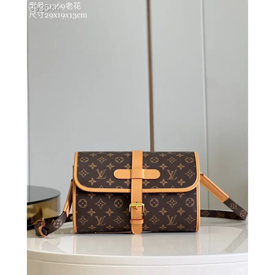 Louis Vuitton Marne Sac Bandoulière 30cm Toile Monogram Cuir Collection Printemps/été 2022 M51369, Marron