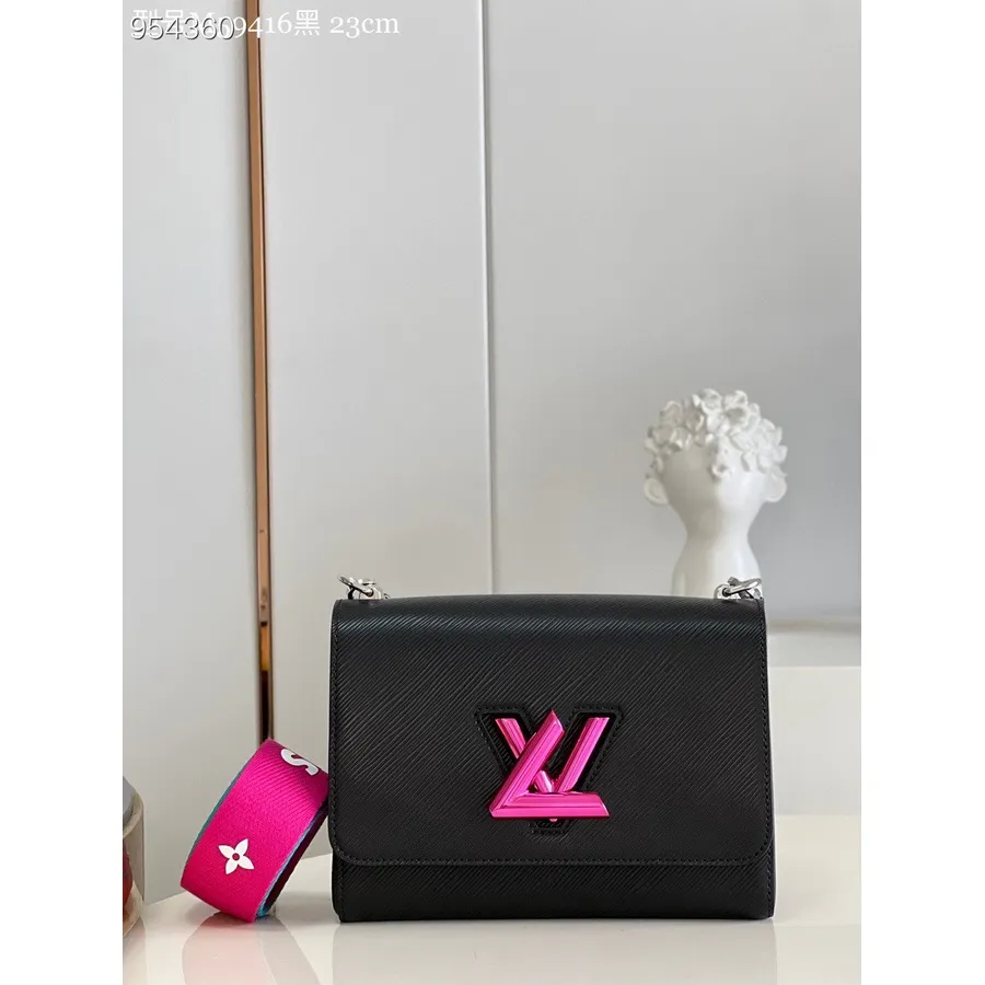 Louis Vuitton Metallik Twist Mm Kott 23cm Epi Canvas Nahk Kevad/suvi 2022 Kollektsioon M59416, Must