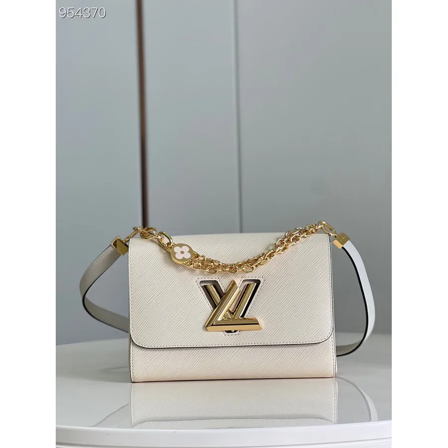 Louis Vuitton Miniatyr Emalj Monogram Blomma Twist Mm Väska 23cm Epi Canvas Läder Vår/sommar 2022 Kollektion M59627, Quartz