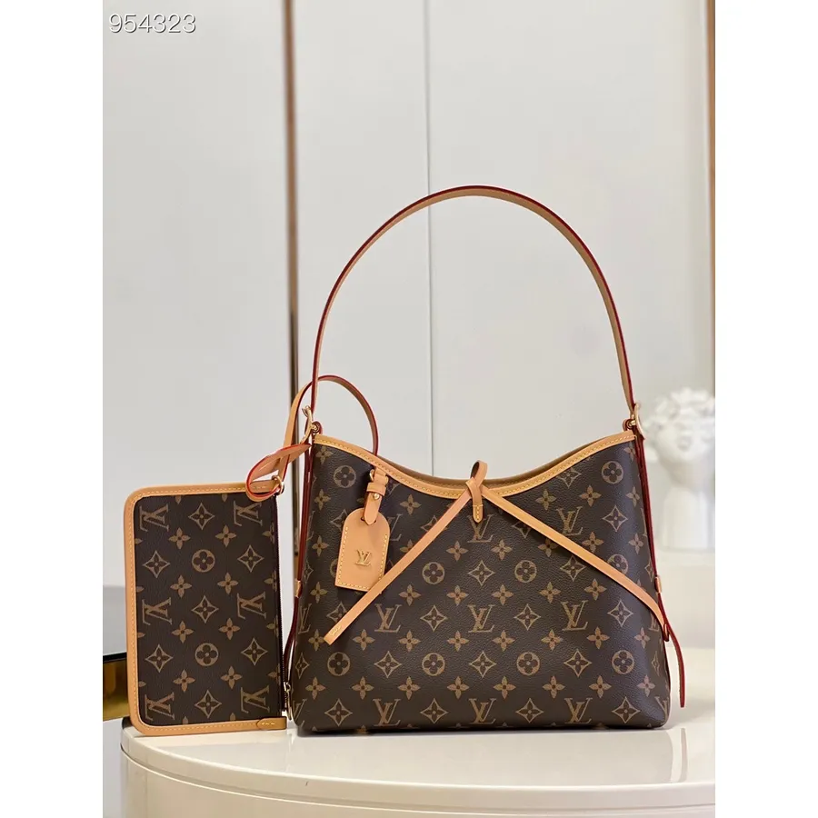 Louis Vuitton CarryAll PM Bag 30cm Monogram Canvas Leather Spring/Summer 2022 Collection M46203, Brown