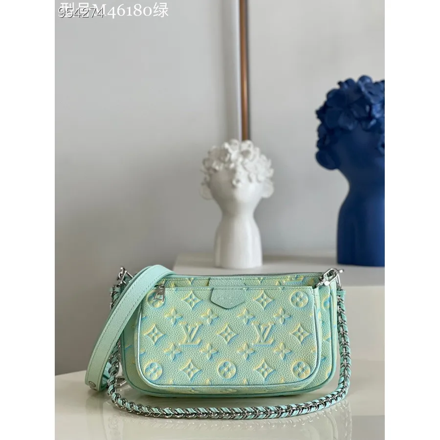 Louis Vuitton Multi Pochette Accessoiretas 24cm Gespoten En Reliëf Monogram Empreinte Leer Lente/zomer 2022 Collectie