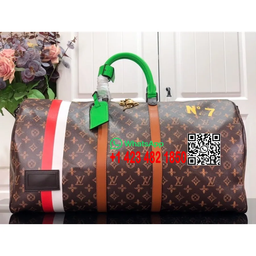 Louis Vuitton Keepall Bandouliere 55 Cm Virgil Abloha Kofera L'oeil Animacija Monogram Platno Kolekcija Proljeće/ljeto 2022. M5