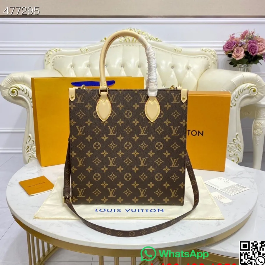 Louis Vuitton Sac Plat Borsa Monogram Tela Collezione Primavera/estate 2021 M45848, Marrone