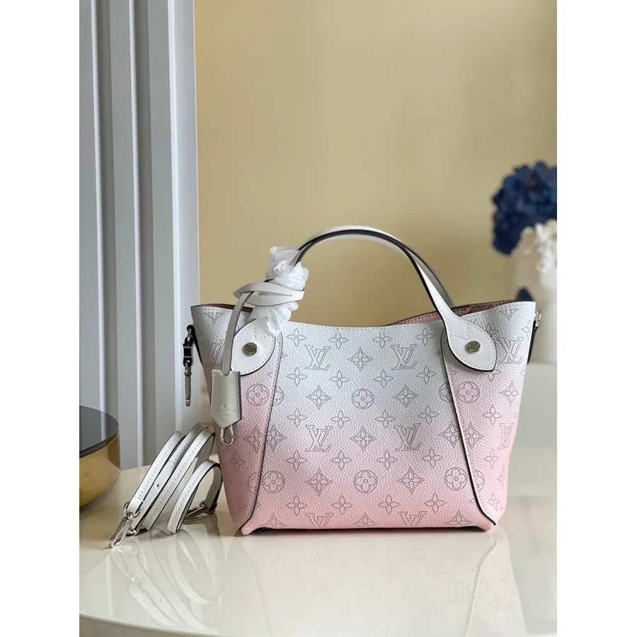 Louis Vuitton Hina Pm чанта 22 см Mahina телешка кожа колекция пролет/лято 2021 M54353, градиентно розово