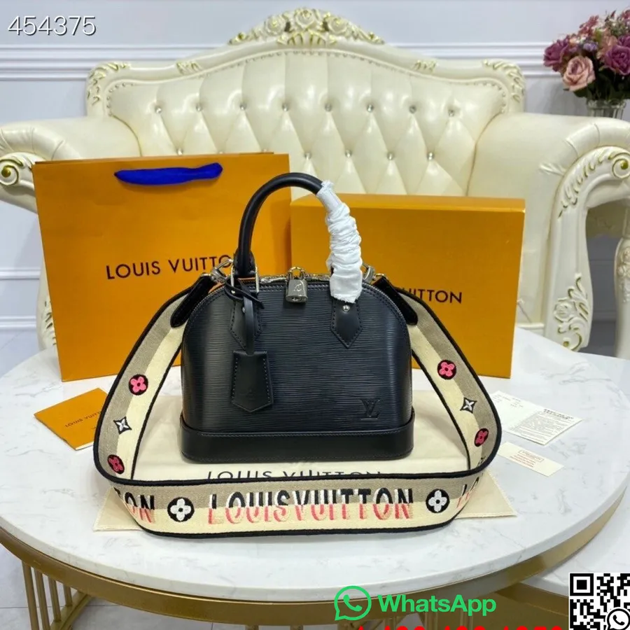 Louis Vuitton Alma BB Bag 24cm Epi Leather Spring/Summer 2021 Collection M57426, Black